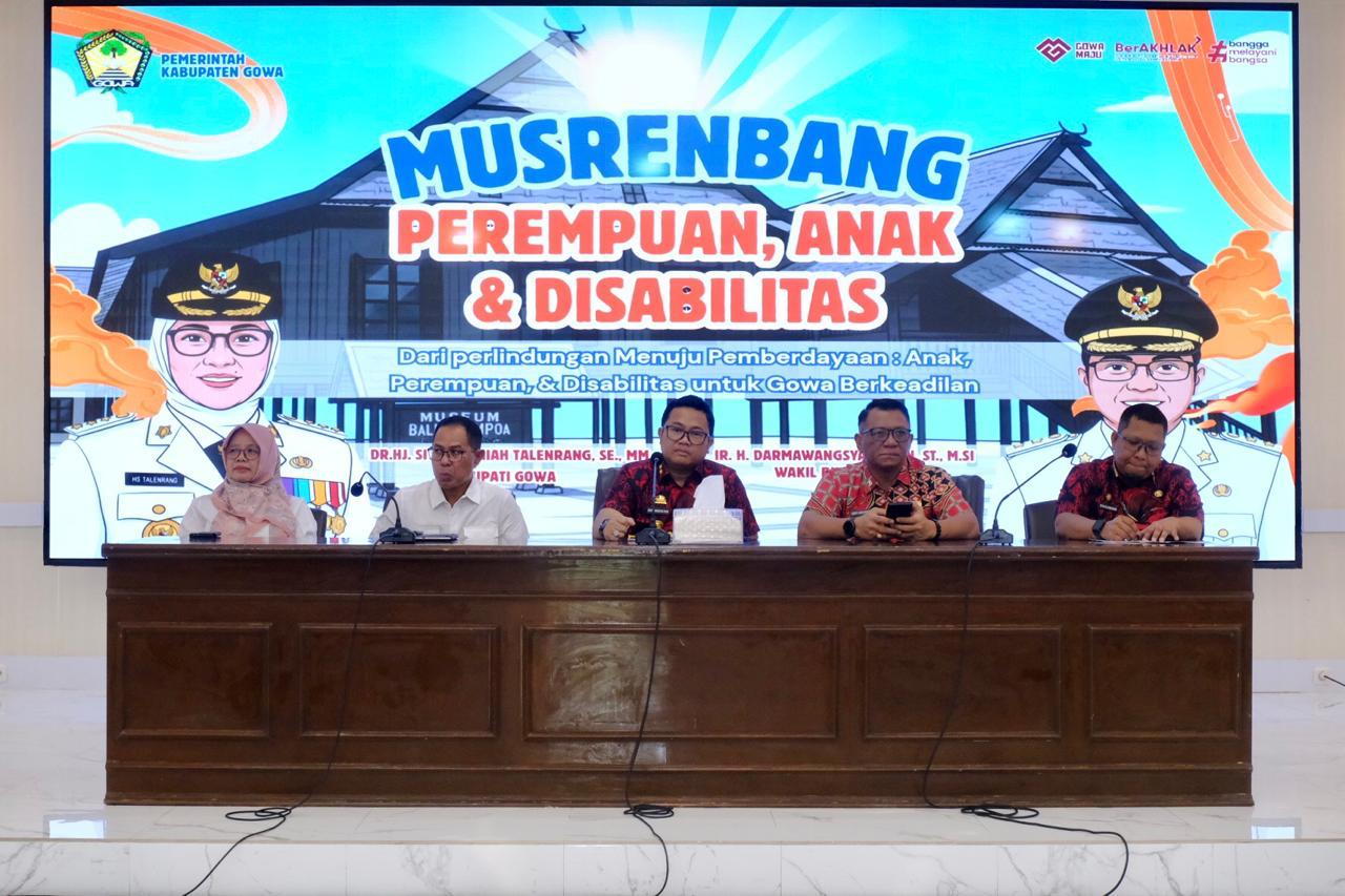 Komitmen Berdayakan Perempuan, Anak dan Disabilitas, Pemkab Gowa Pastikan Ruang Setara Bagi Semua