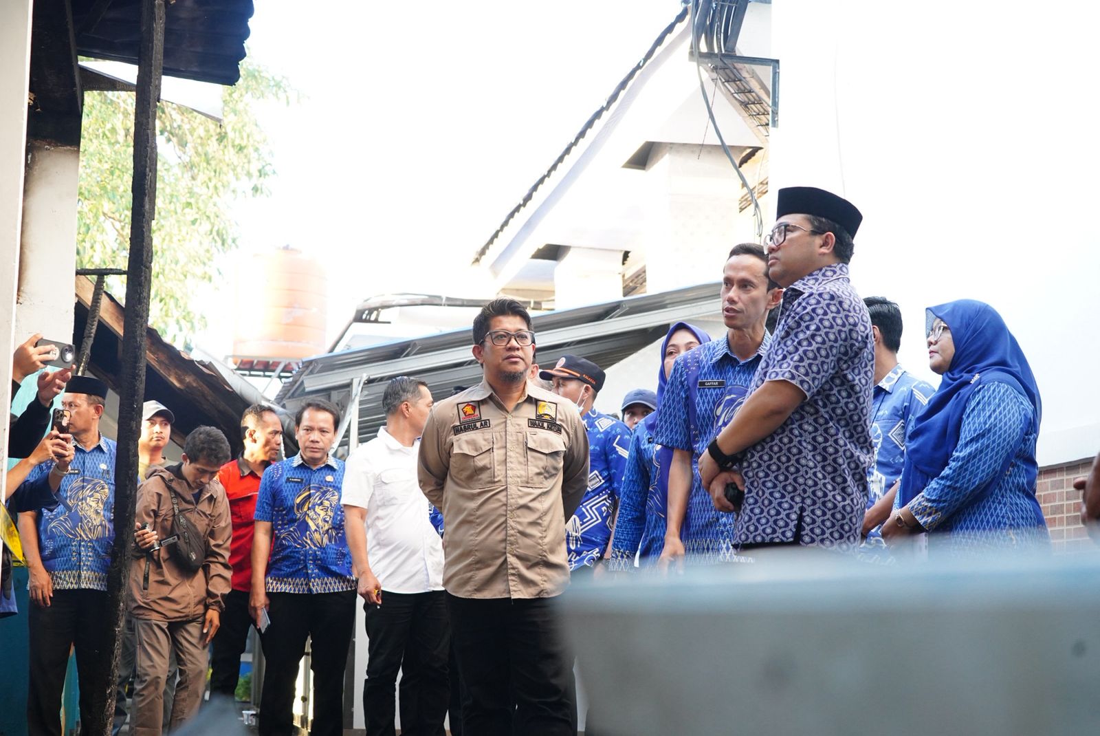 Wabup Gowa Tinjau Lokasi Kebakaran RSUD Syekh Yusuf, Pastikan Pelayanan Tetap Berjalan