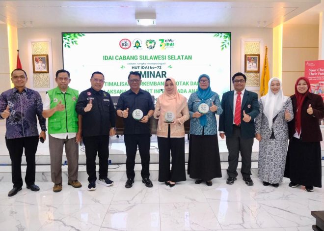 Sekda Gowa Harap IDI Sulsel Makin Berperan Tingkatkan Kualitas Kesehatan Bagi Anak