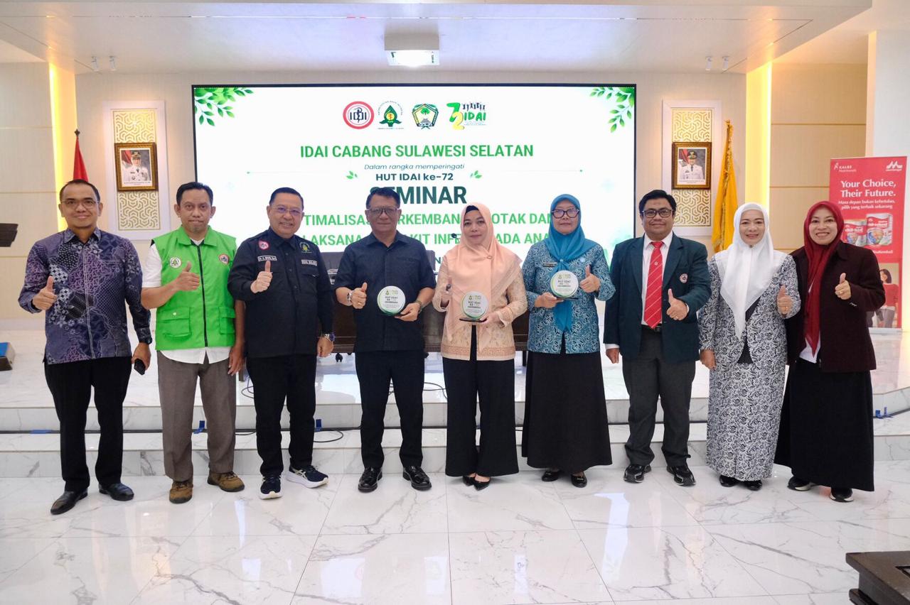 Sekda Gowa Harap IDI Sulsel Makin Berperan Tingkatkan Kualitas Kesehatan Bagi Anak