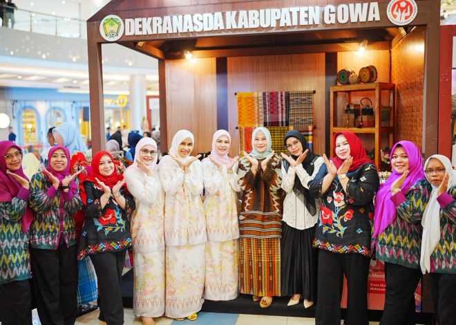 Omset Penjualan Kriya dan Wastra Nusantara Dekranasda Gowa Capai Rp 45 Juta