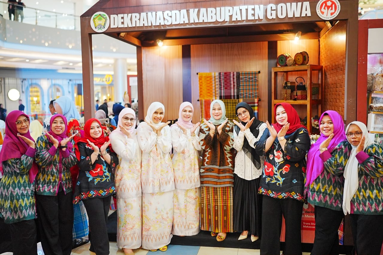 Omset Penjualan Kriya dan Wastra Nusantara Dekranasda Gowa Capai Rp 45 Juta